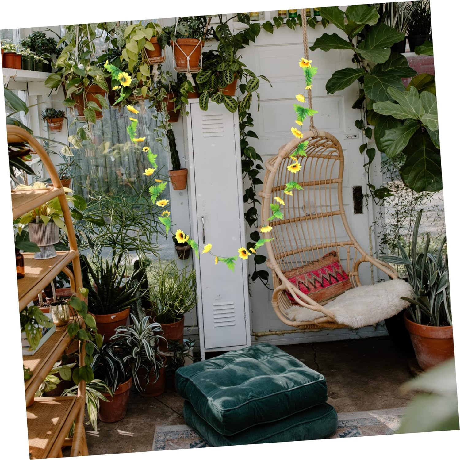 Zerodeko Artificial Sunflower Vines for Wedding and Home Decor