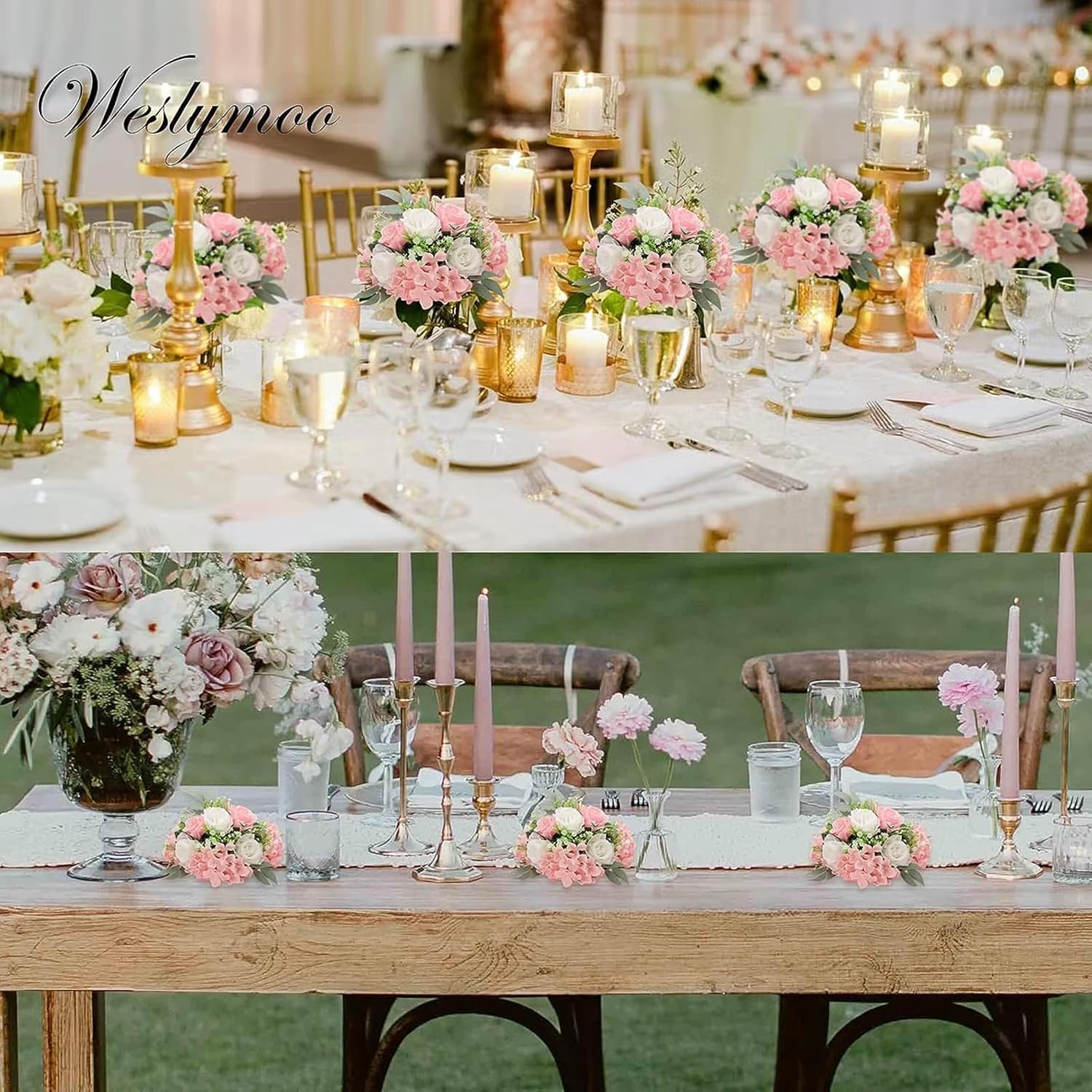 Artificial Flower Balls for Wedding Centerpieces and Home Decor