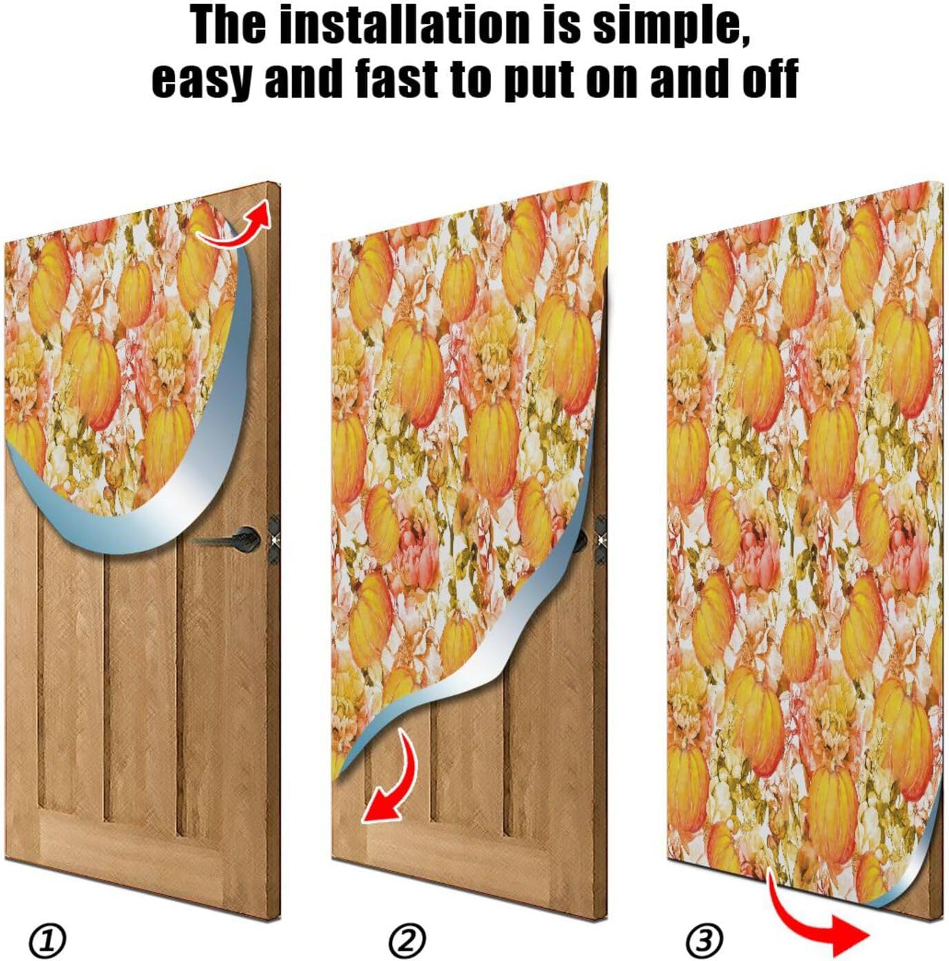 Susiyo Christmas Door Cover Decoration 32x79 in