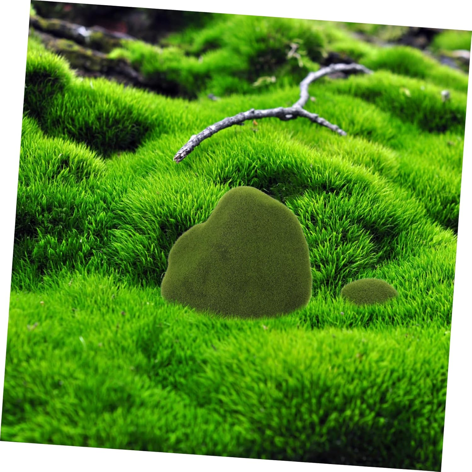 VINTORKY Faux Moss Stones for DIY Crafts and Decor