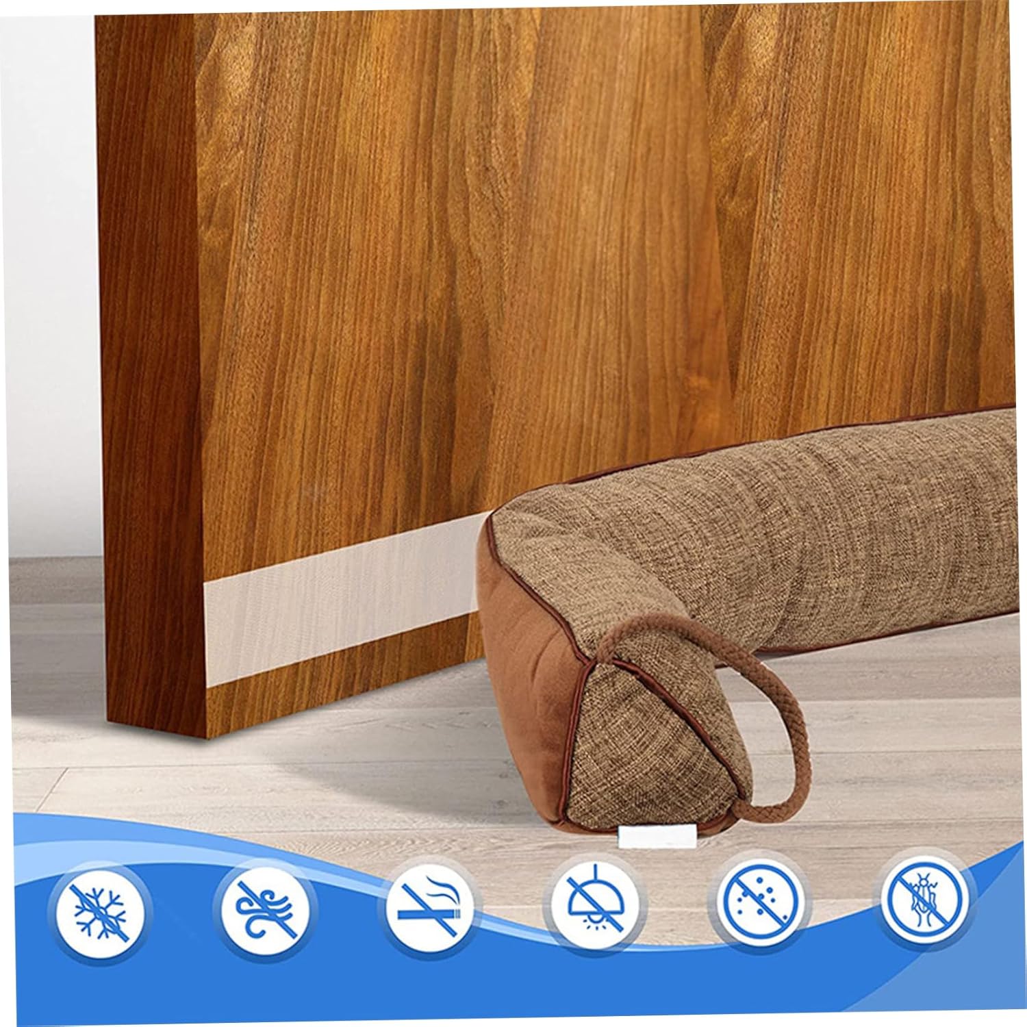 CurcKua Door Draft Stopper 36 Inch Triangular Blocker