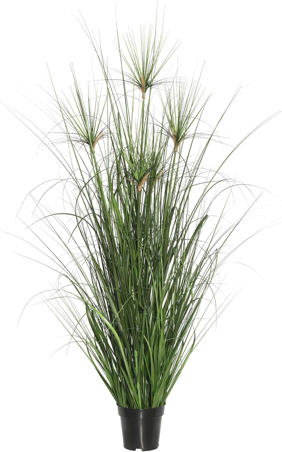 Vickerman 36 Artificial Green Brushed Grass with Black Pot