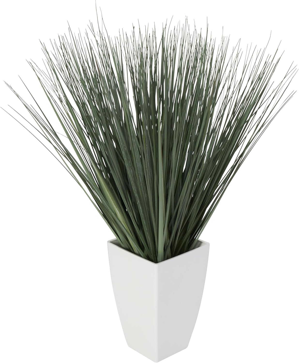 Deco 79 Artificial Plant with White Pot 19x19x28 Inches Green