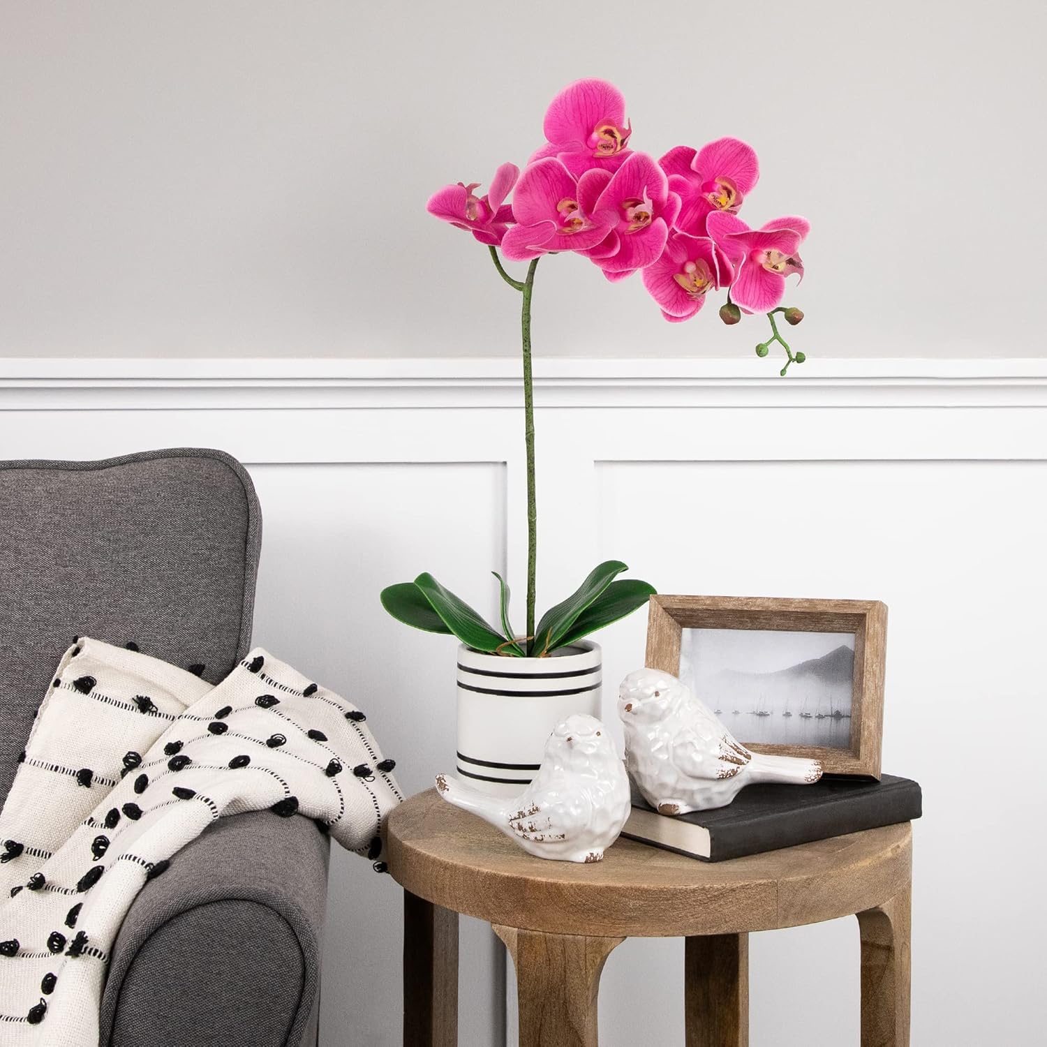 Northlight Real Touch Artificial Spring Orchids 2 Feet Pink