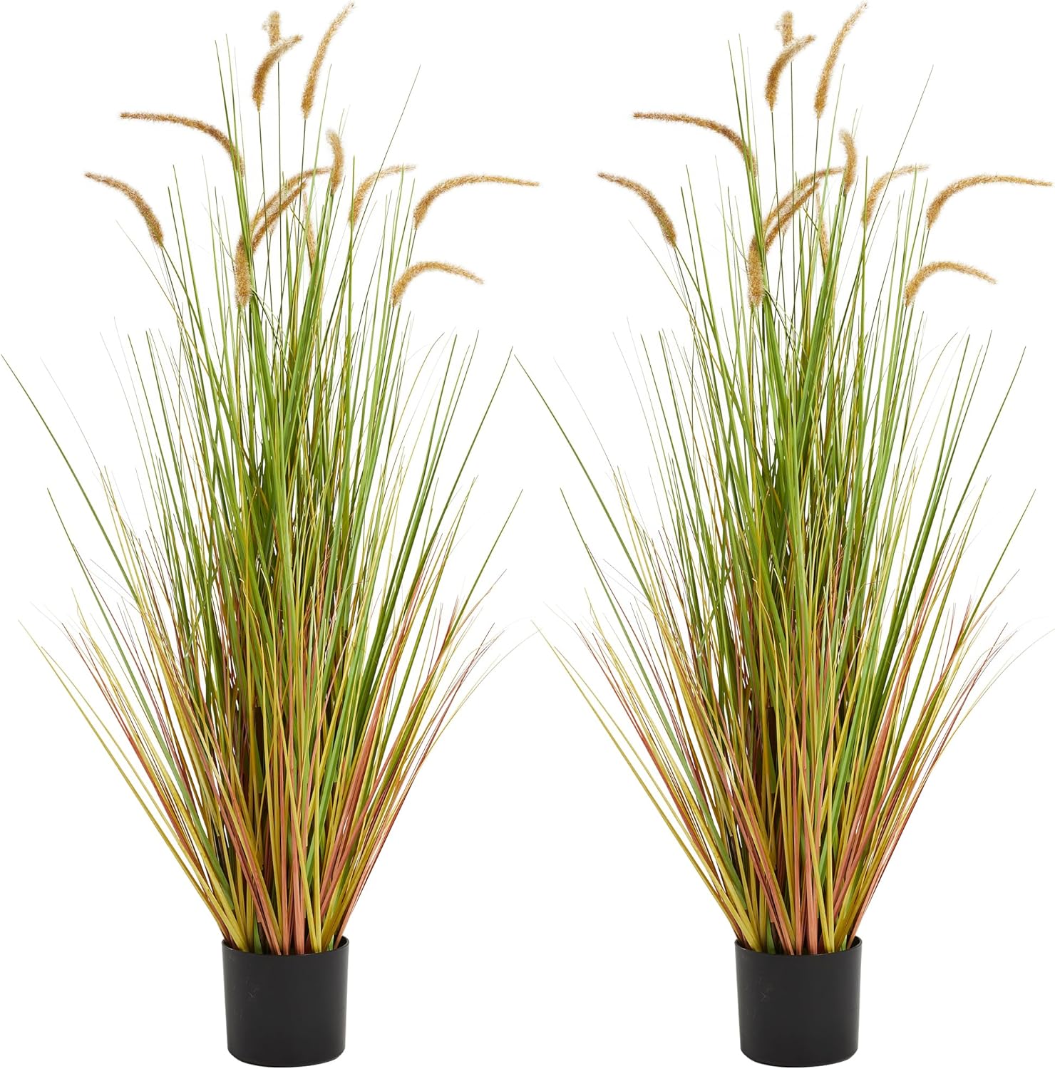 KOL 5ft Artificial Horsetail Reed Grass 2-Pack