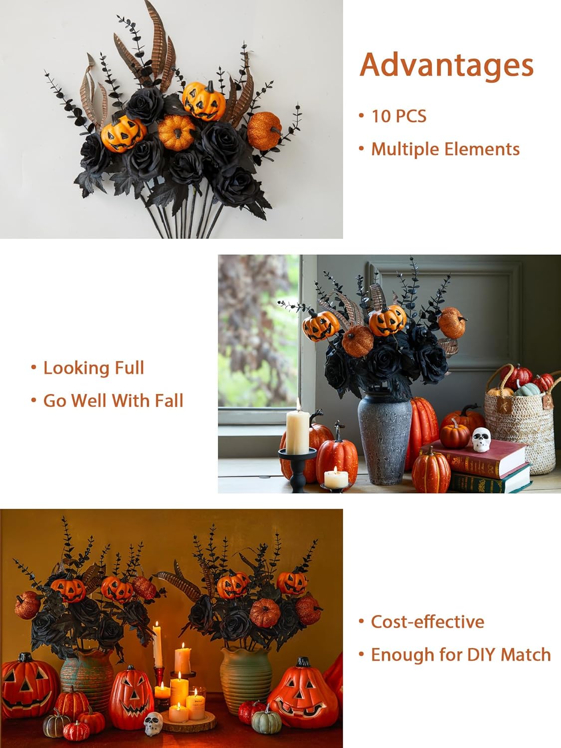 Annas Whimsy Artificial Flowers Bouquets for Home and Wedding