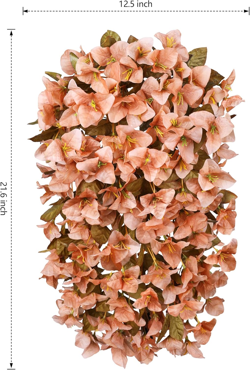 HyeFlora Artificial Bougainvillea Hanging Flowers 2pcs 1