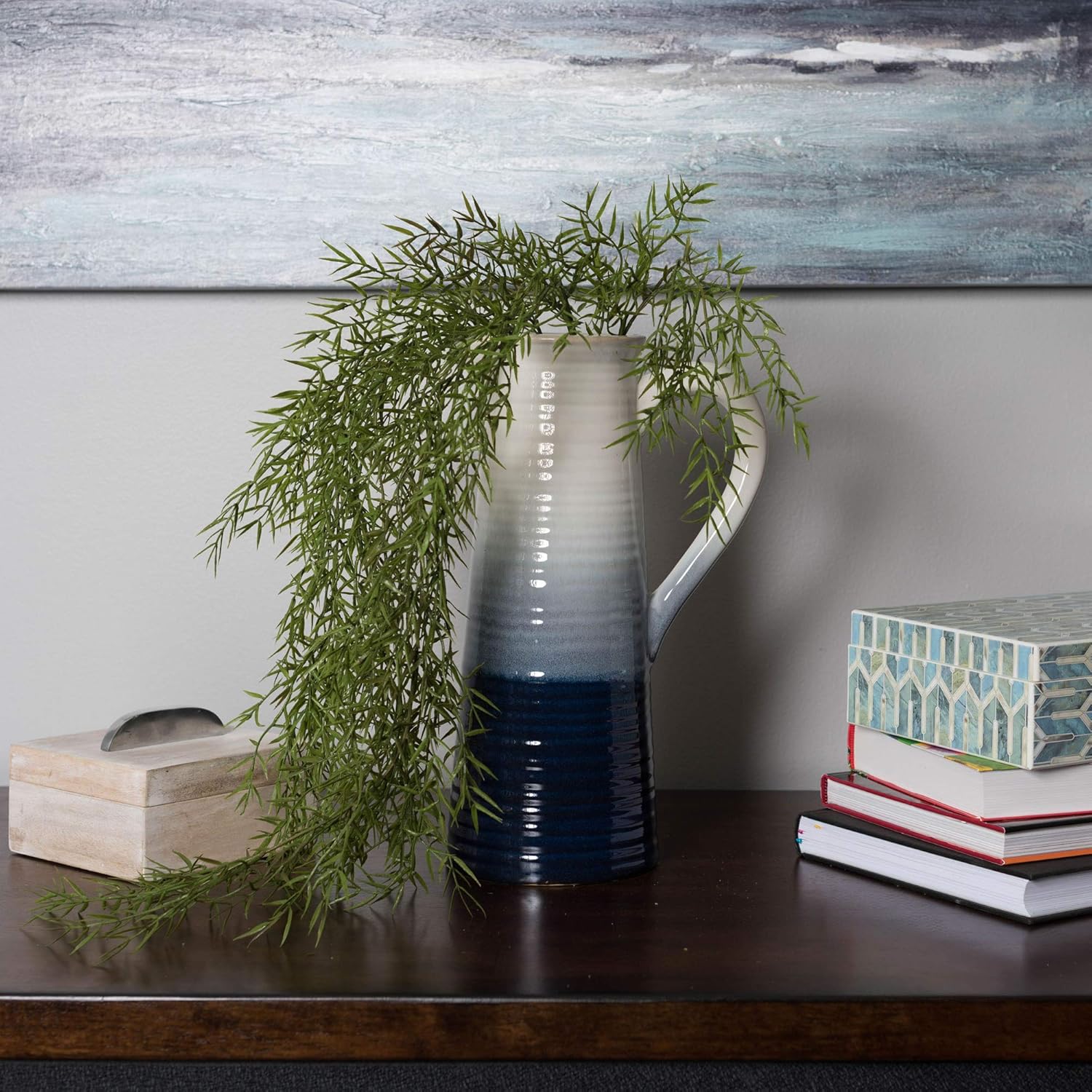 Vickerman 34 Inch Artificial Dill Leaf Vine for Home and Office