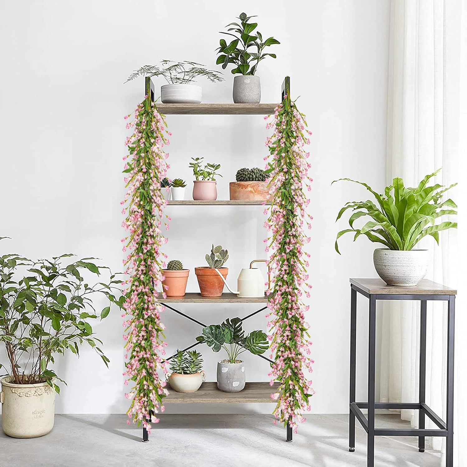 Pink Spring Garland for Home Decor
