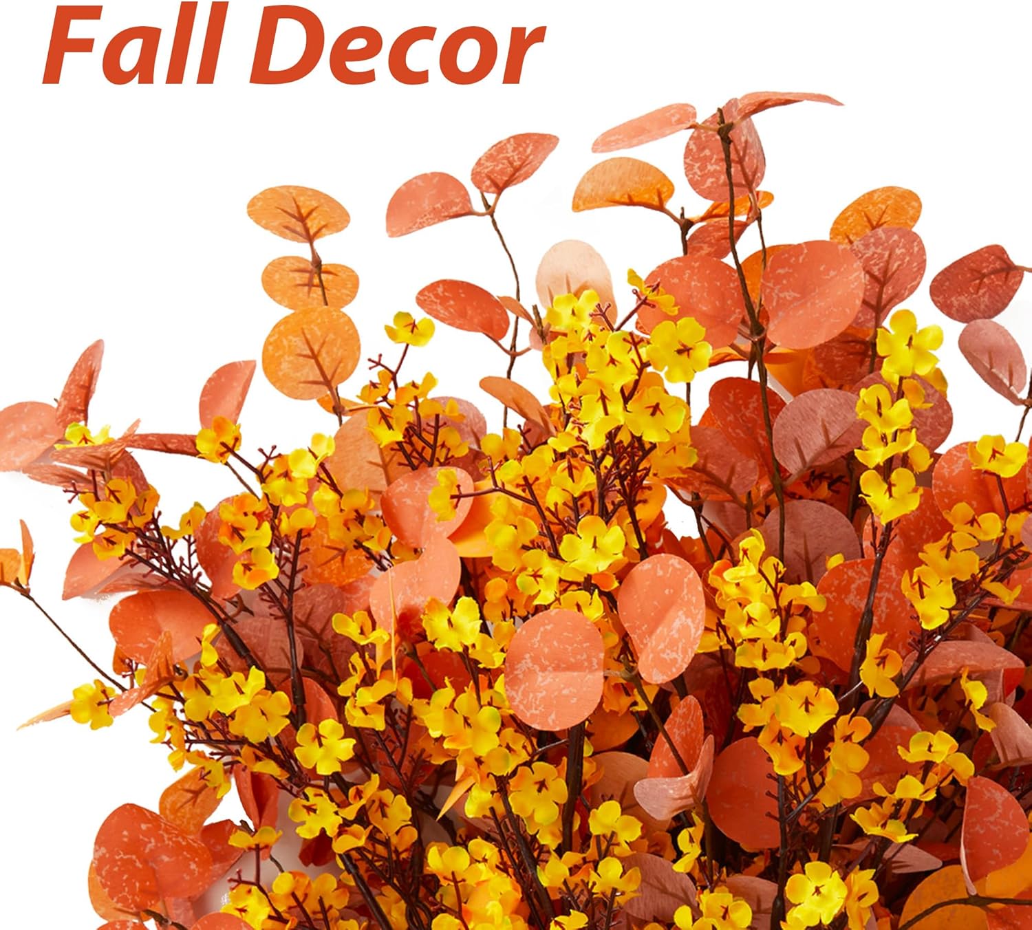 Annas Whimsy 8 Pcs Artificial Fall Plants and Flowers