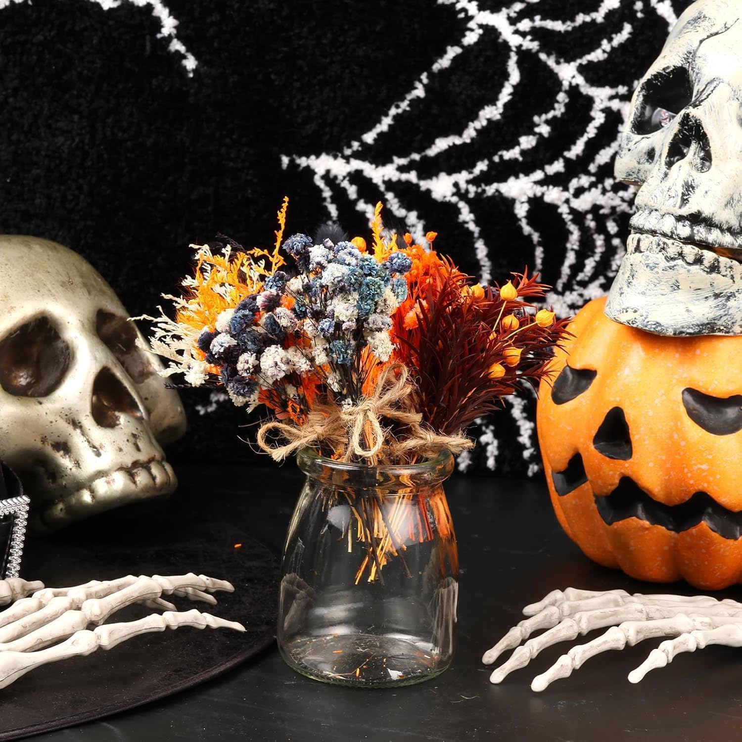 VAIPI 10 Pack Dried Flowers Bouquet Fall Decor