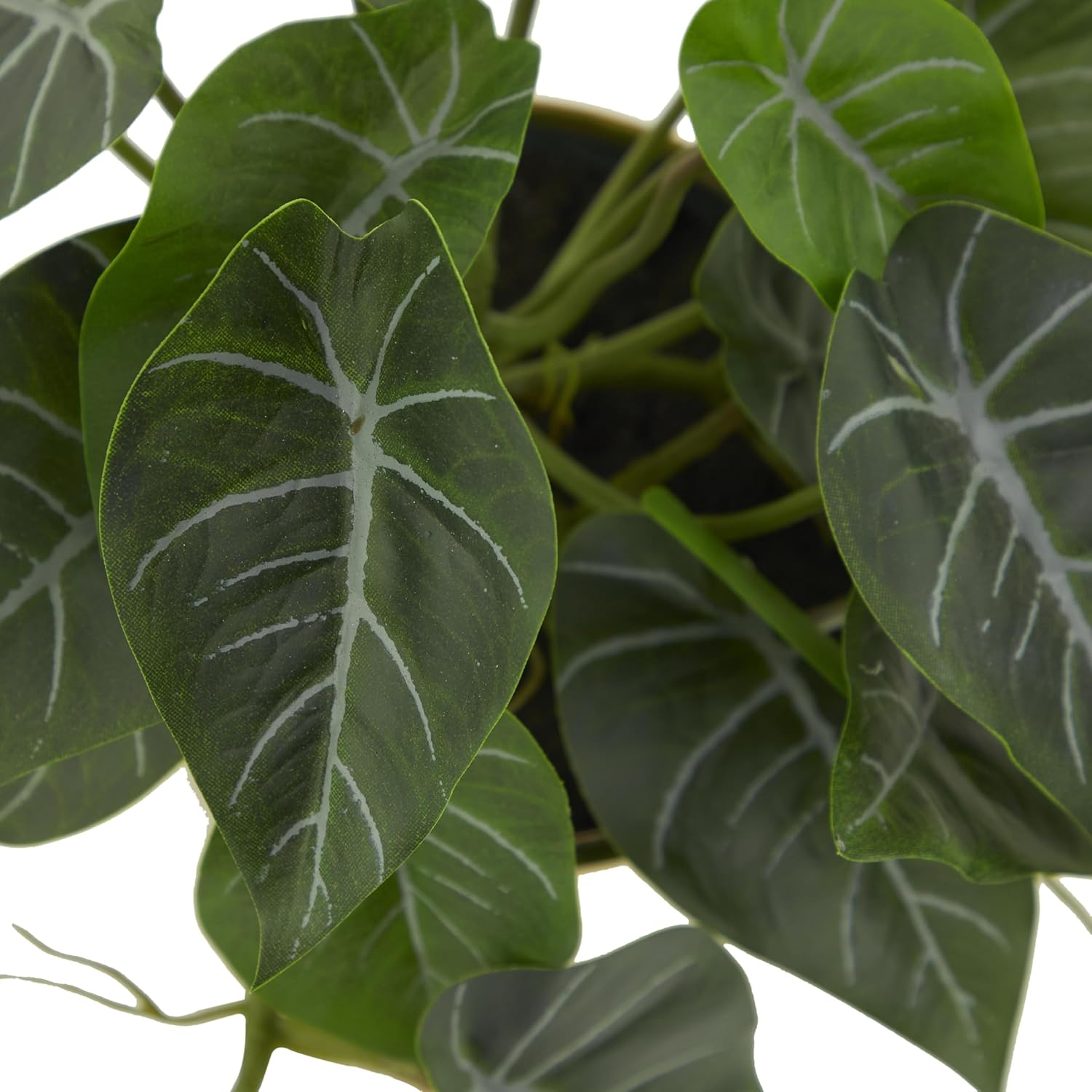 Deco 79 Faux Pothos Artificial Plant with Gold Porcelain Pot