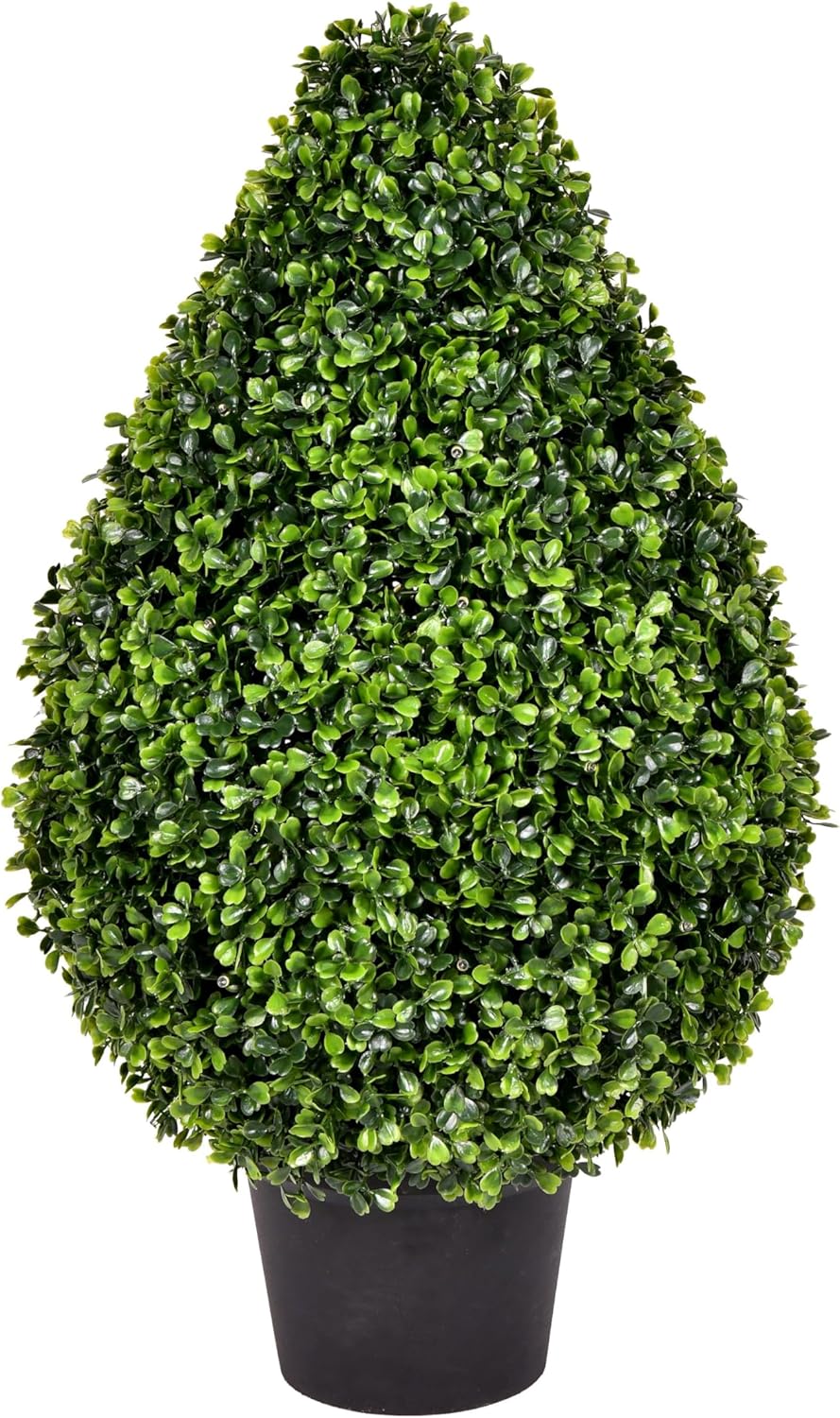 Vickerman 24 High 12 Wide Artificial Boxwood Teardrop Bush