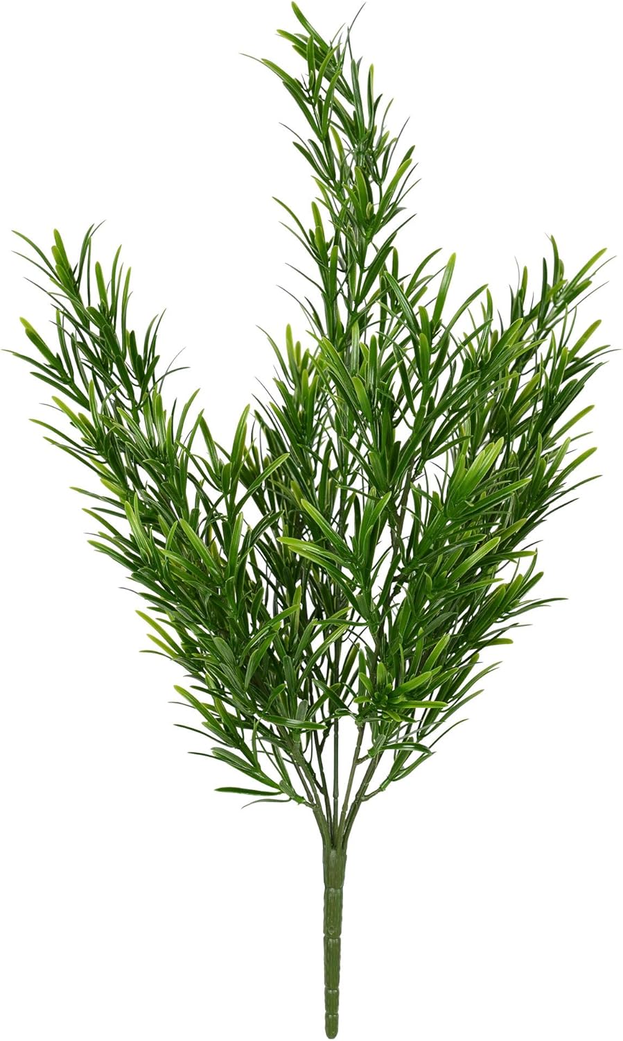Vickerman 19 Inch Green Podocarpus Bush 2 Pack UV Coated Artificial Plants
