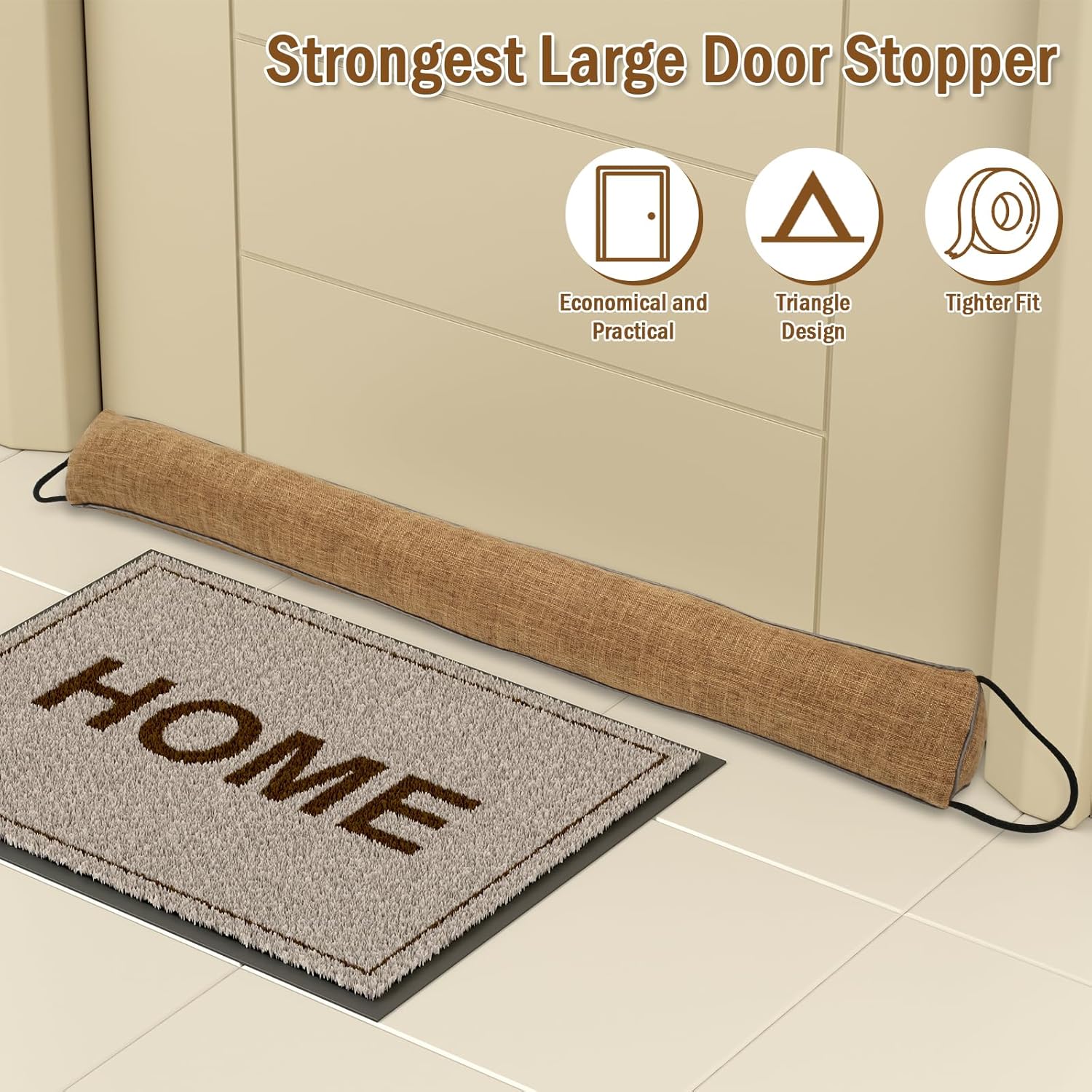 Under Door Draft Stopper 36 Inch Triangle Weather Guard
