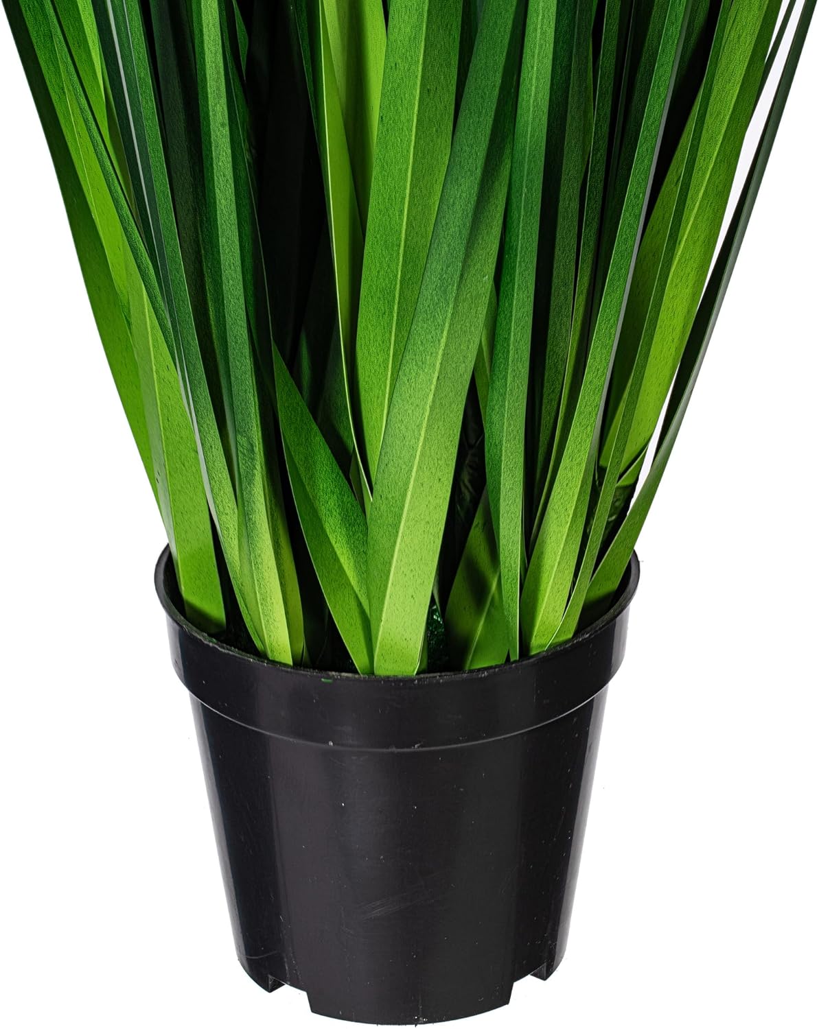 Vickerman 36 Inch Artificial Extra Full Green Grass with Black Pot