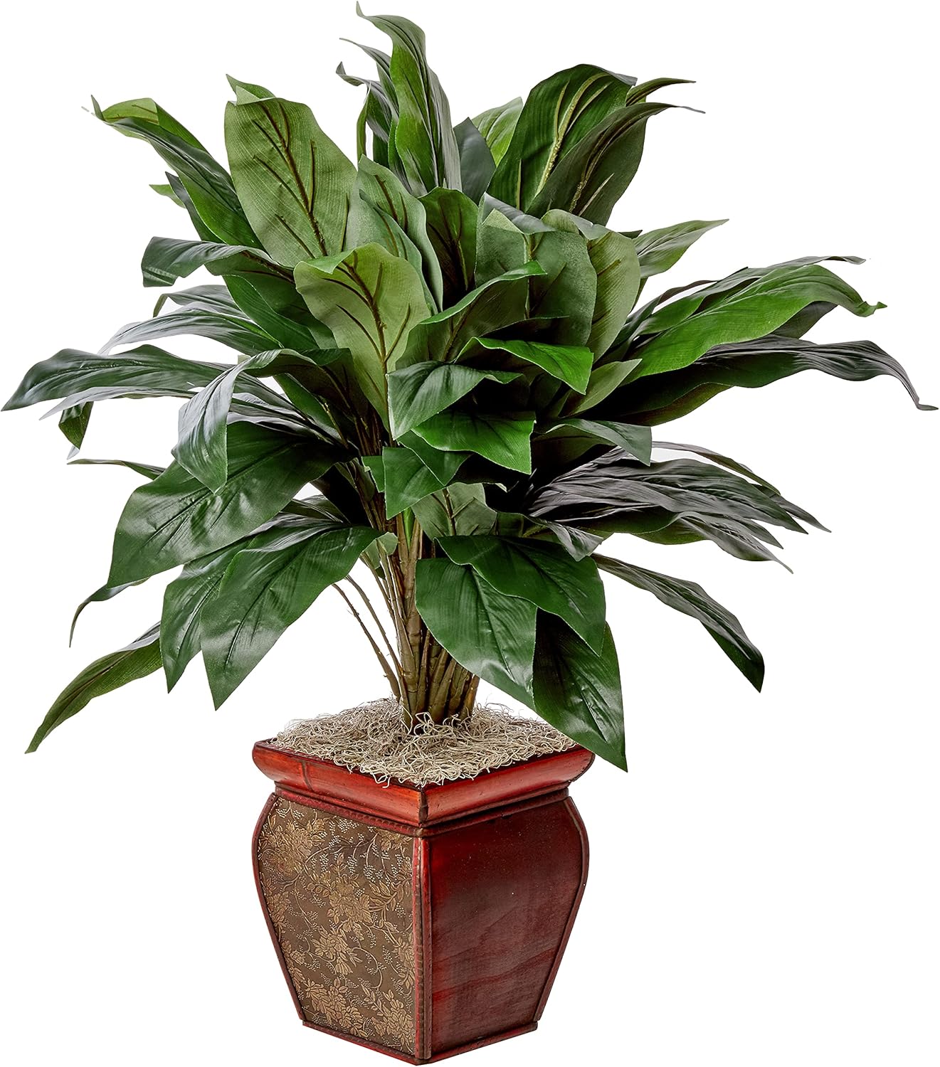 Nearly Natural Cordyline Silk Plant with Vase