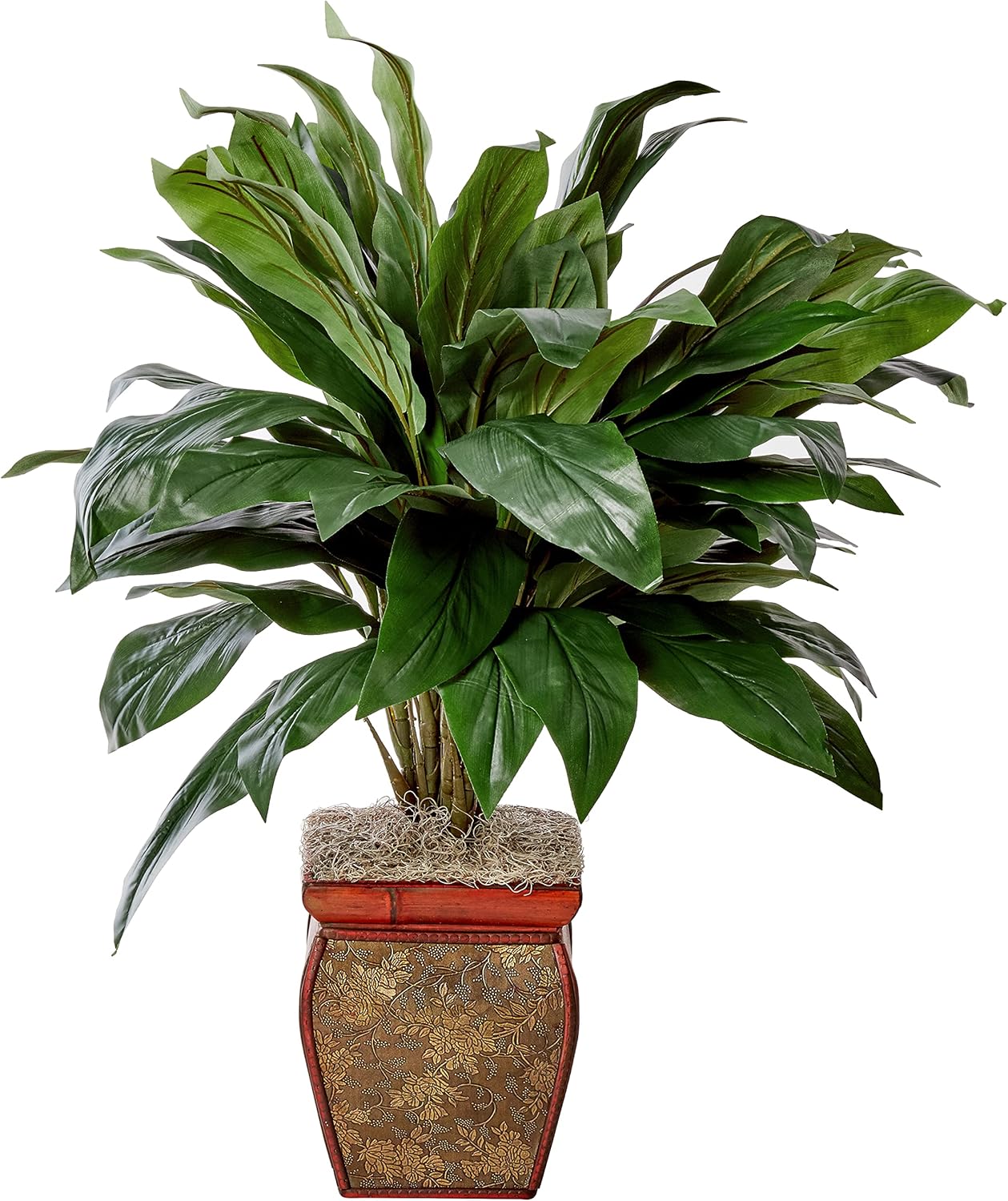 Nearly Natural Cordyline Silk Plant with Vase