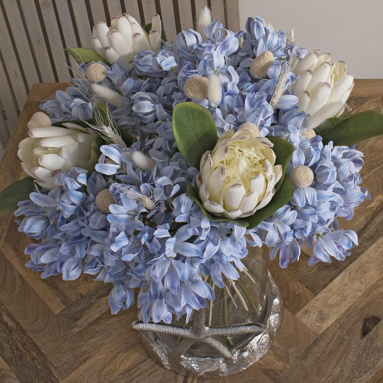 Bunny Tail Artificial Flower Set of 60 White