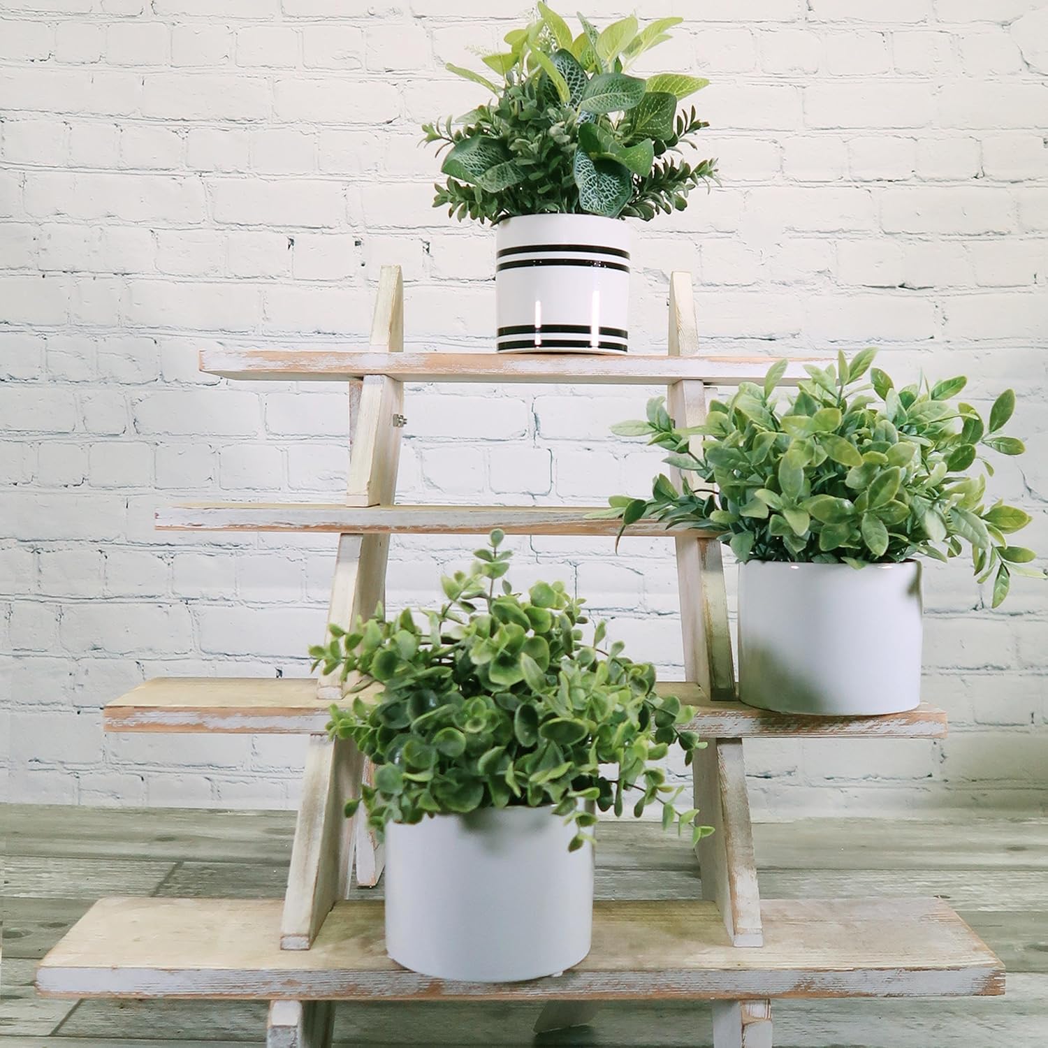 Admired By Nature 825 Inch Artificial Eucalyptus Potted Plant